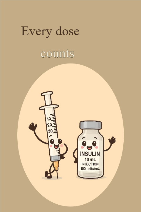 Custom Outdoor Yard Signs Multiple Sizes Every Insulin Dose Counts