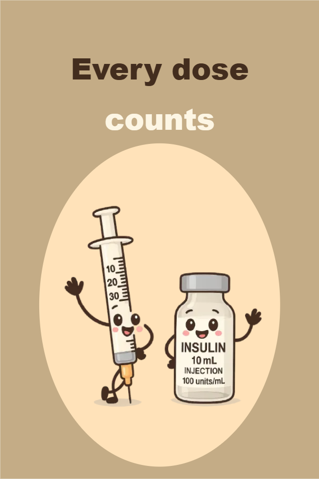 Custom Outdoor Yard Signs Multiple Sizes Every Insulin Dose Counts