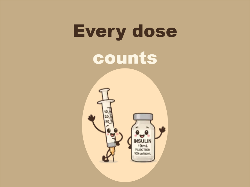 Custom Outdoor Yard Signs Multiple Sizes Every Insulin Dose Counts