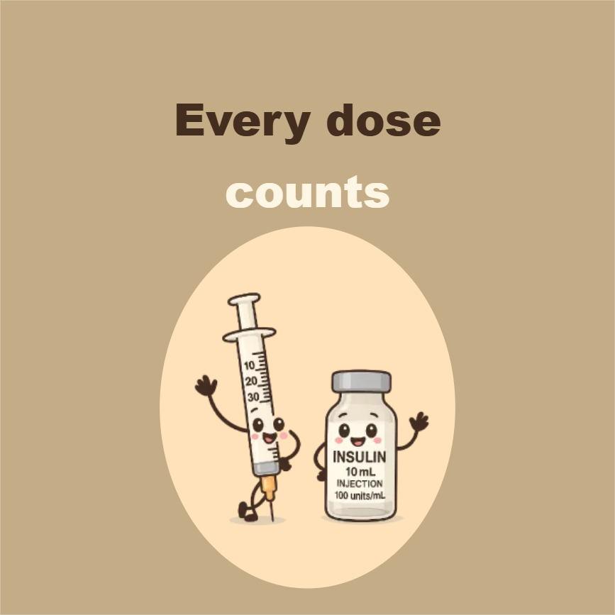 Custom Outdoor Yard Signs Multiple Sizes Every Insulin Dose Counts