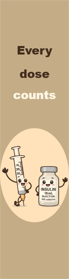 Custom Outdoor Yard Signs Multiple Sizes Every Insulin Dose Counts