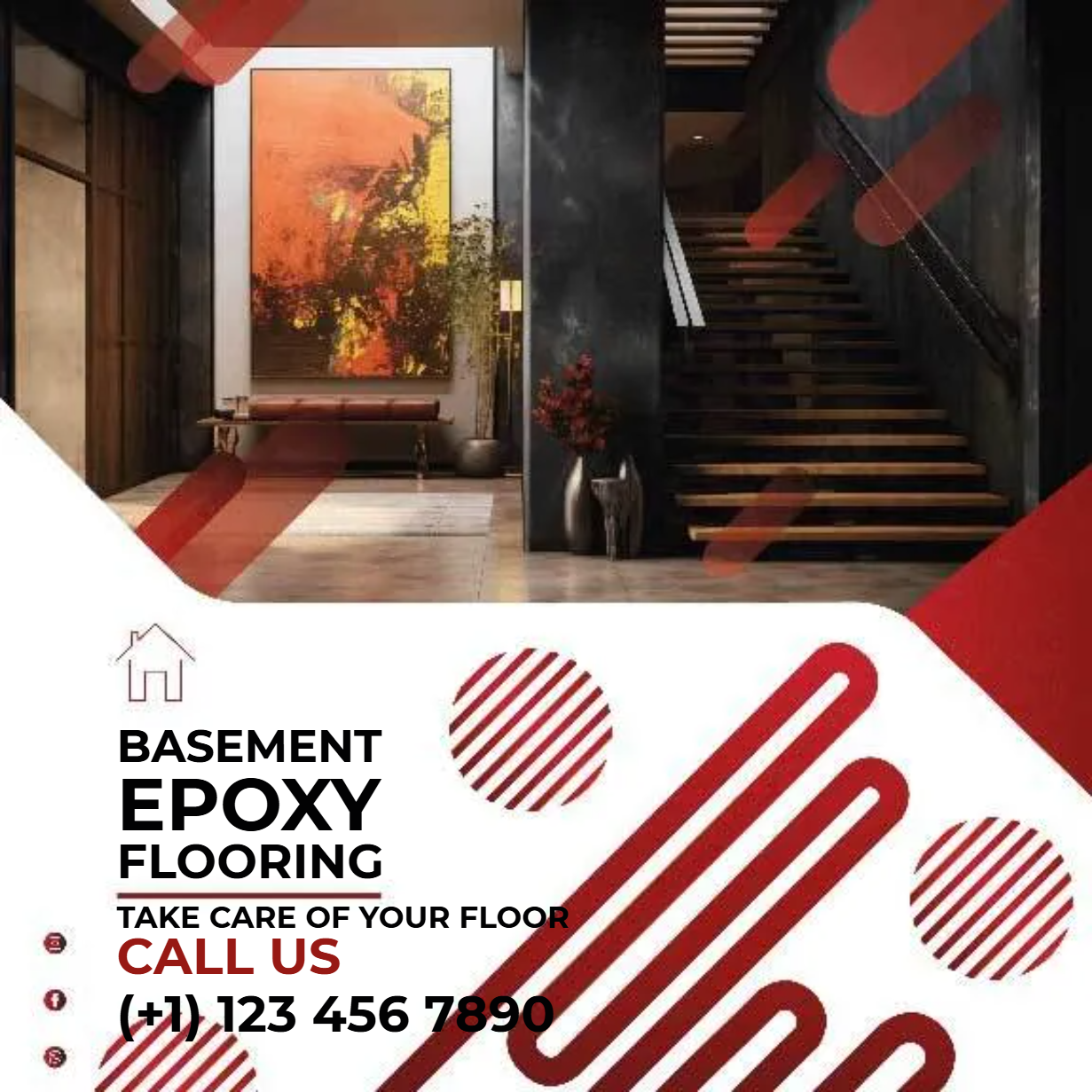 Custom Outdoor Yard Signs Multiple Sizes Basement Epoxy Sign