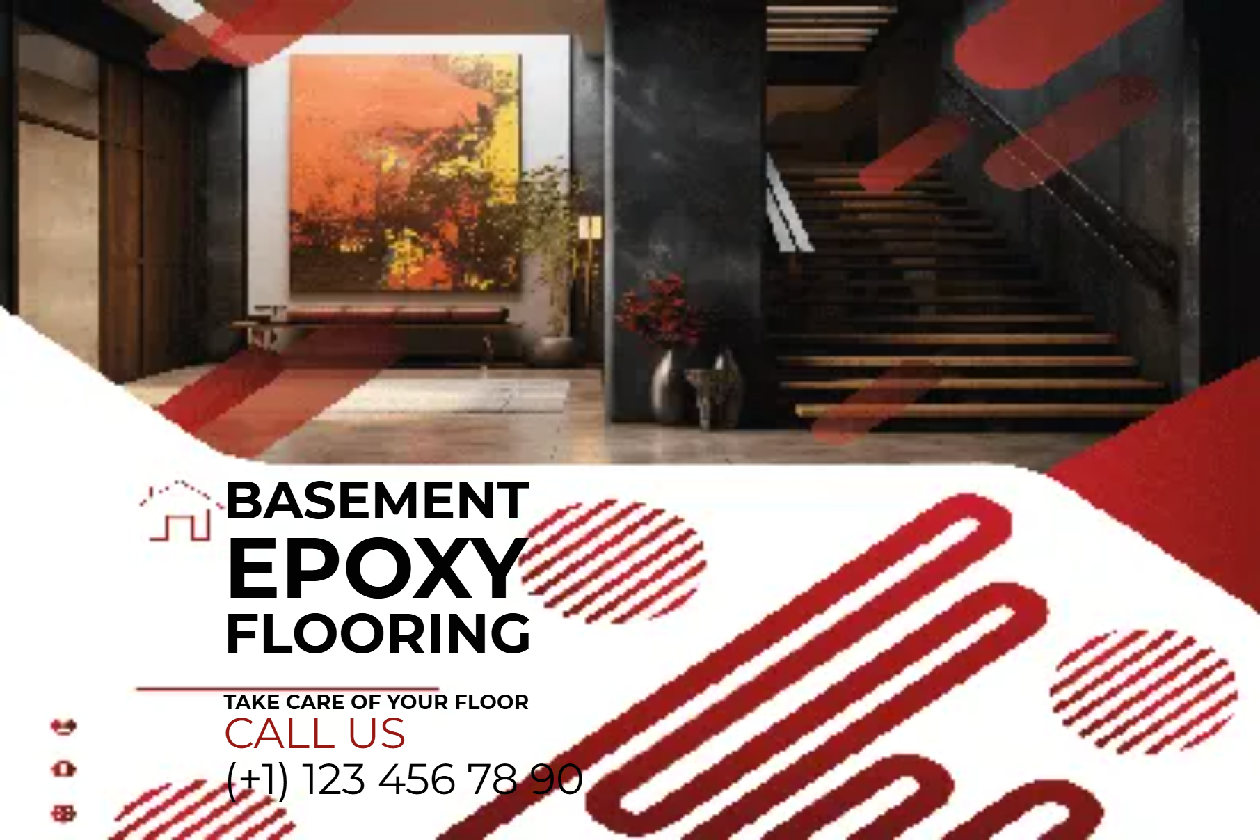 Custom Outdoor Yard Signs Multiple Sizes Basement Epoxy Sign