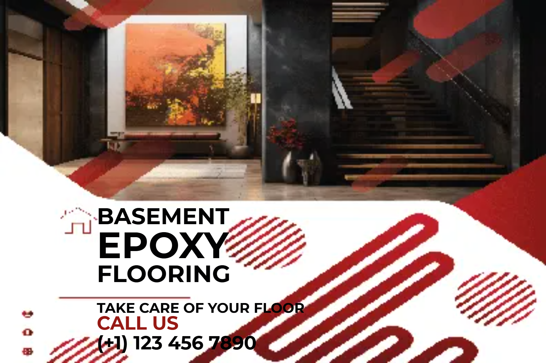 Custom Outdoor Yard Signs Multiple Sizes Basement Epoxy Sign