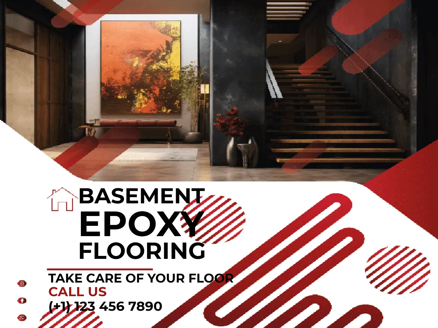 Custom Outdoor Yard Signs Multiple Sizes Basement Epoxy Sign