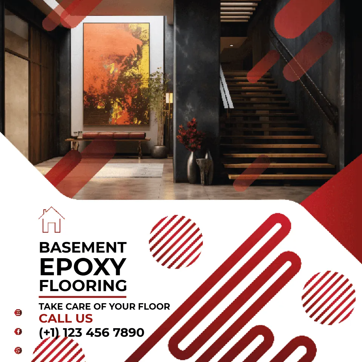 Custom Outdoor Yard Signs Multiple Sizes Basement Epoxy Sign