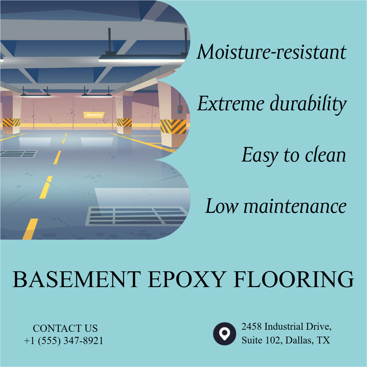 Custom Outdoor Yard Signs Multiple Sizes  Basement Epoxy Signage