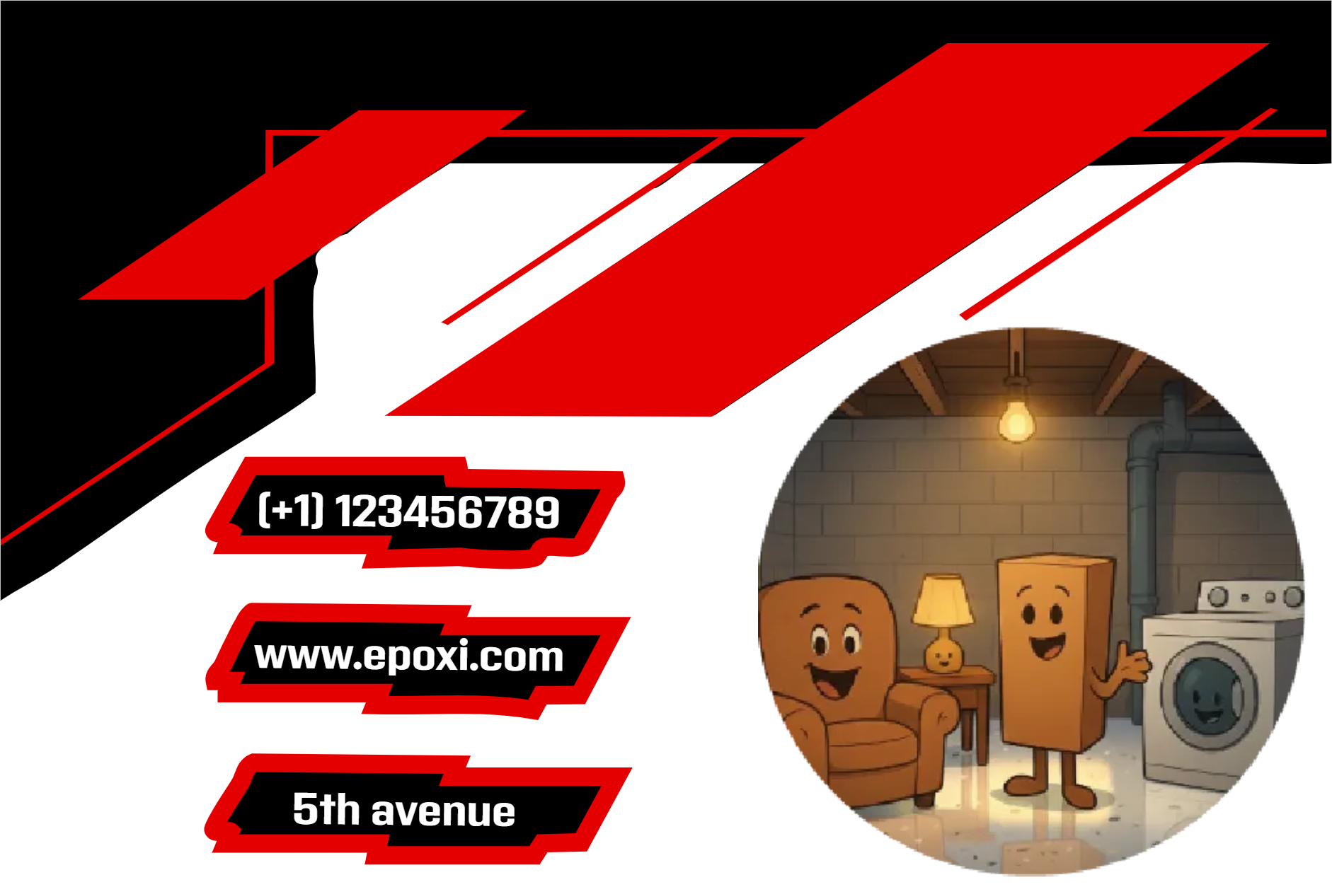 Custom Outdoor Yard Signs Multiple Sizes  Basement Epoxy Signage