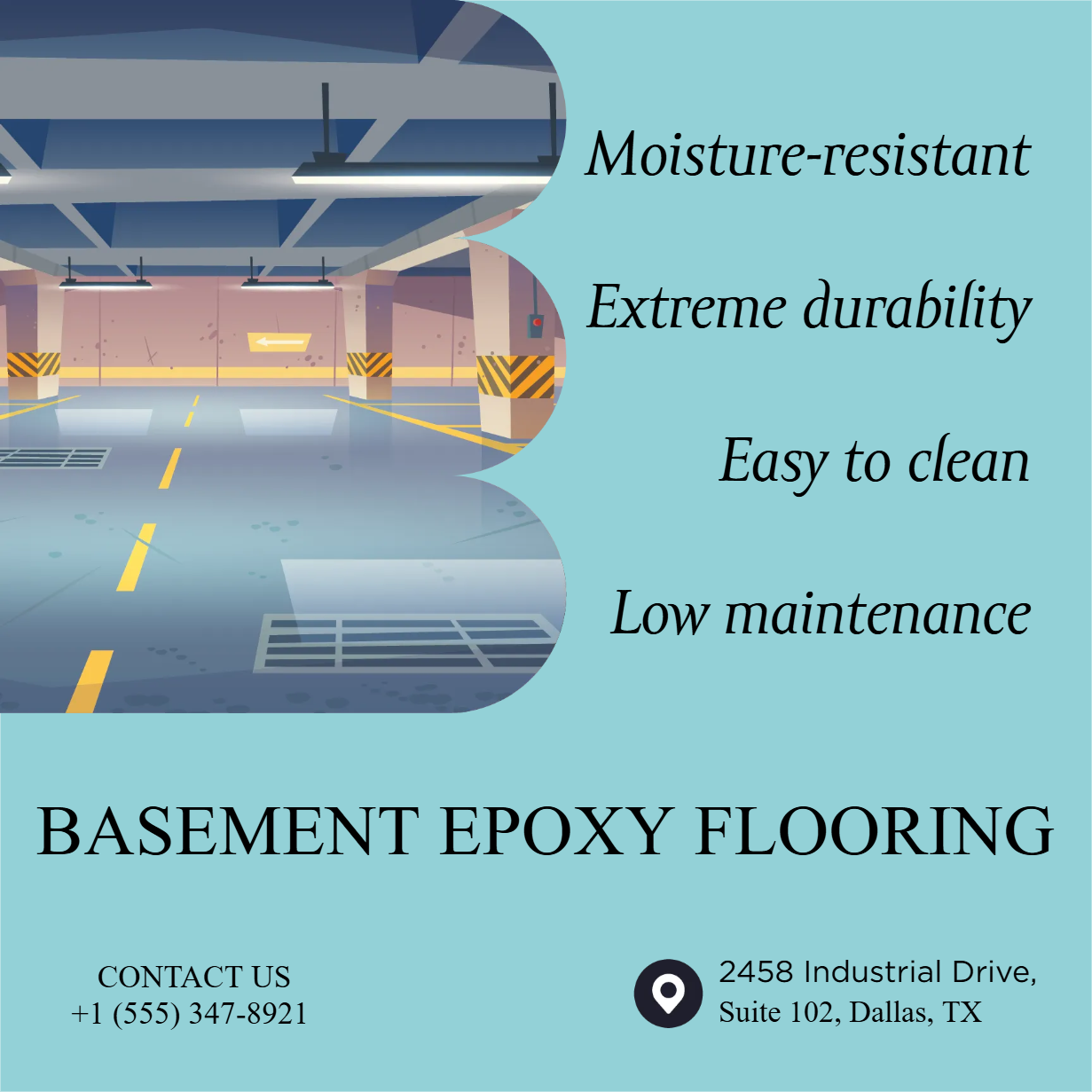 Custom Outdoor Yard Signs Multiple Sizes  Basement Epoxy Signage