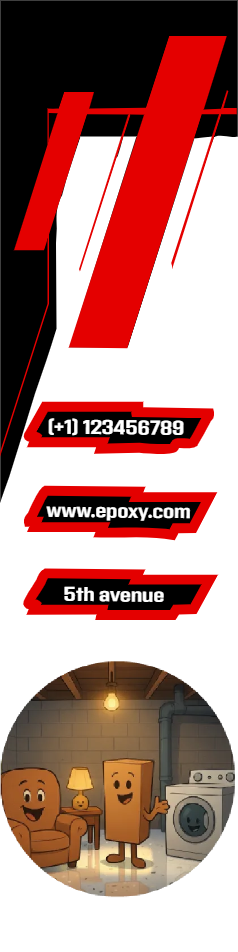 Custom Outdoor Yard Signs Multiple Sizes  Basement Epoxy Signage