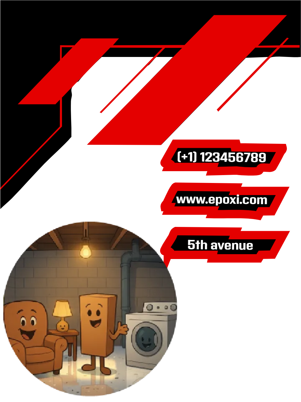 Custom Outdoor Yard Signs Multiple Sizes  Basement Epoxy Signage