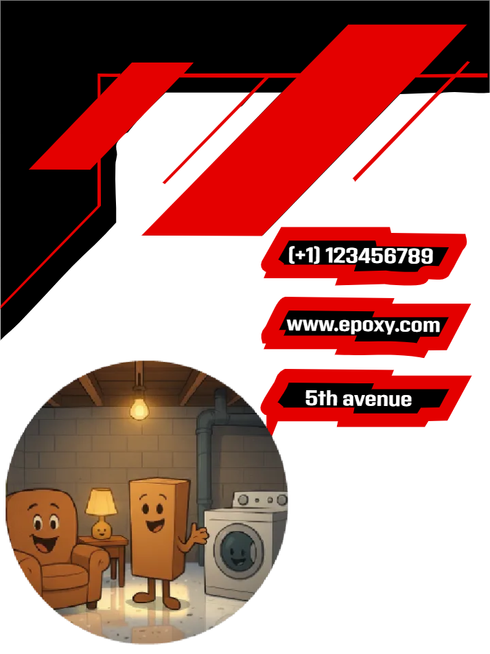 Custom Outdoor Yard Signs Multiple Sizes  Basement Epoxy Signage