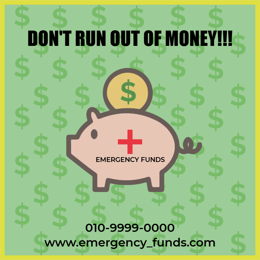 Custom Outdoor Yard Signs Multiple Sizes Don't Run Out Of Money