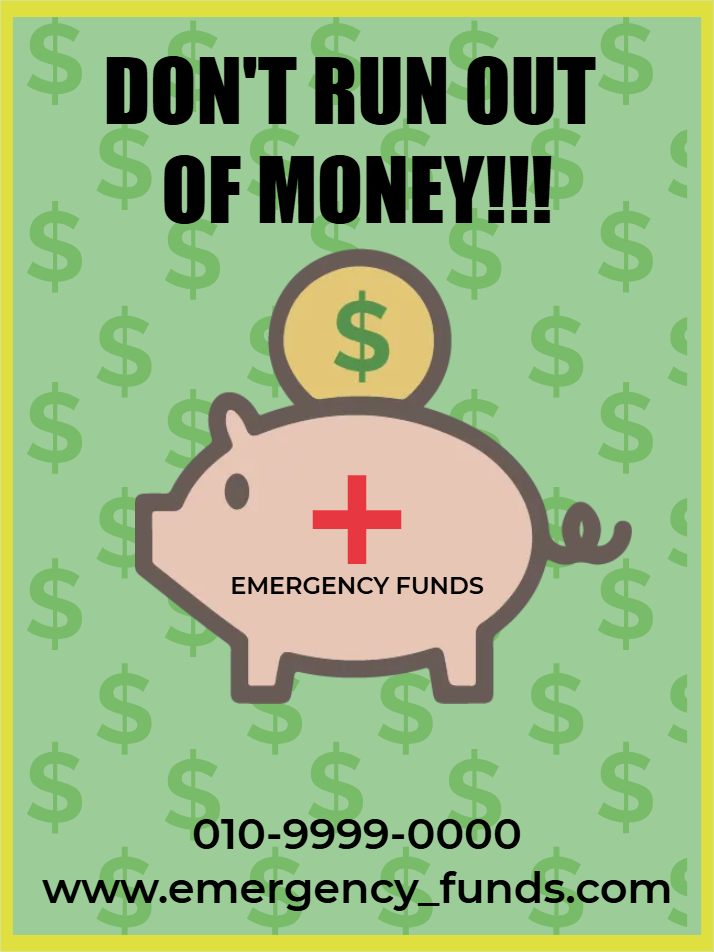 Custom Outdoor Yard Signs Multiple Sizes Don't Run Out Of Money