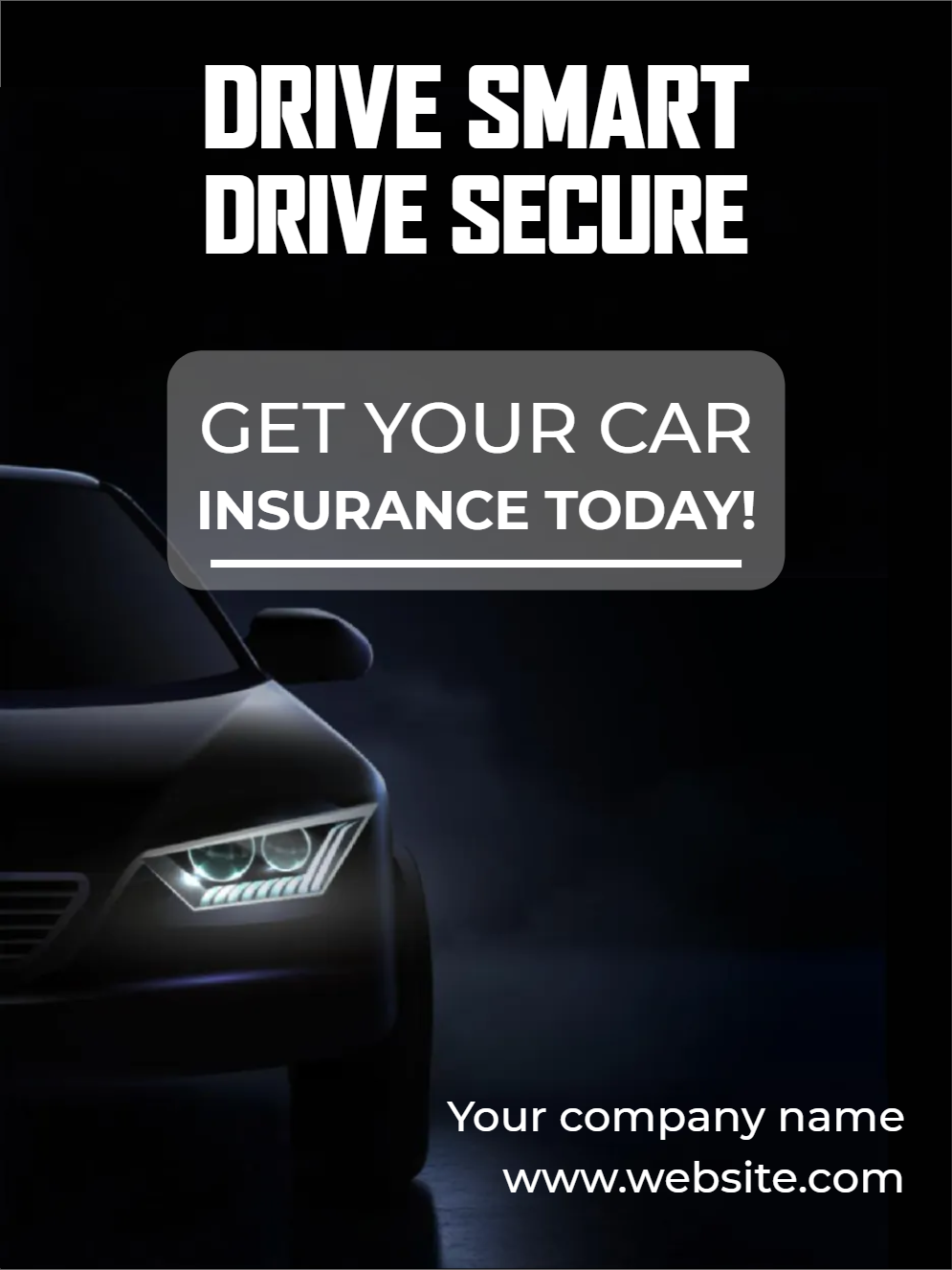 Custom Outdoor Yard Signs Multiple Sizes Car Insurance