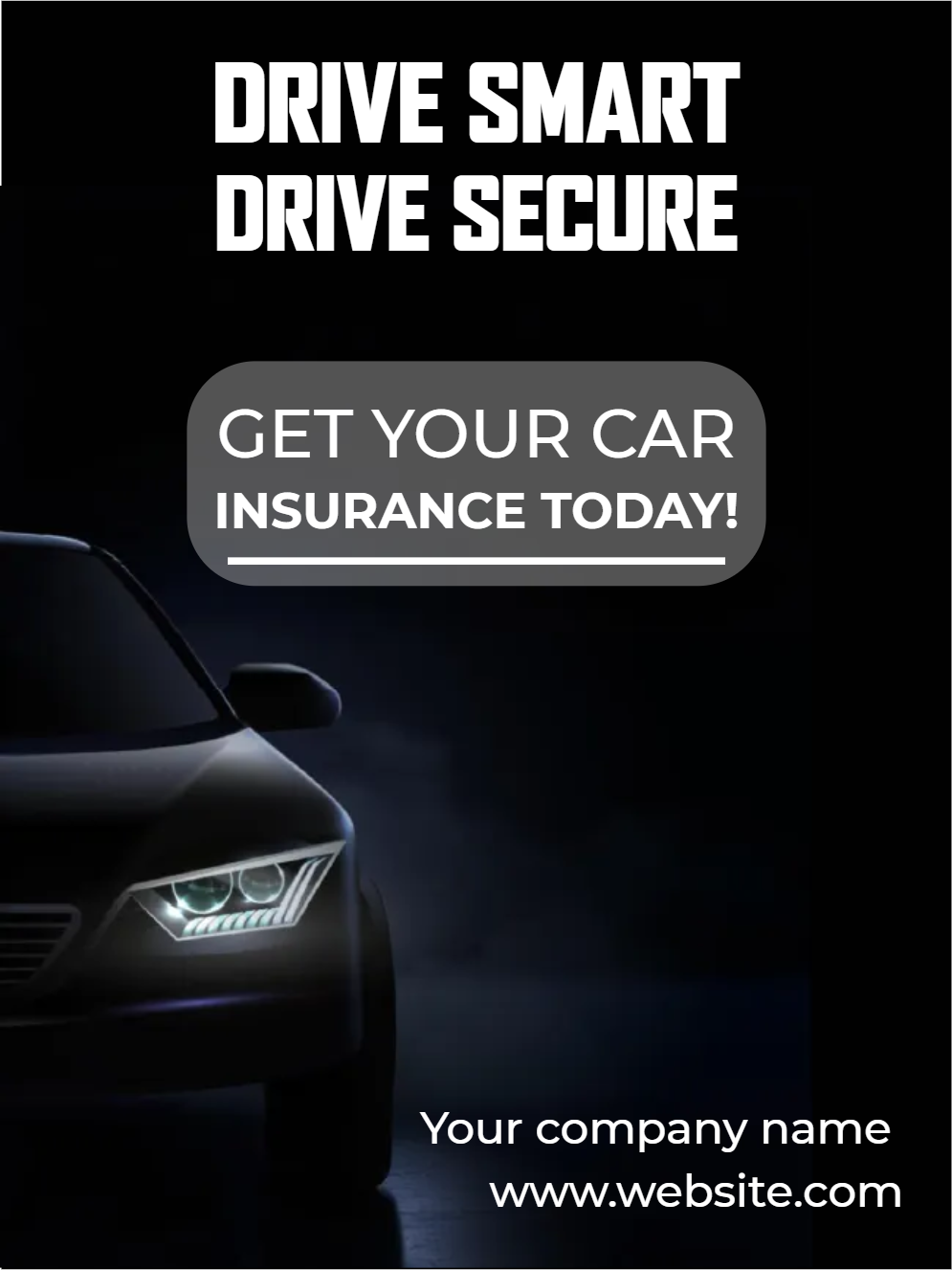 Custom Outdoor Yard Signs Multiple Sizes Car Insurance