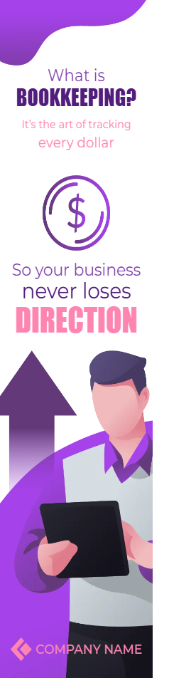 Custom Outdoor Yard Signs Multiple Sizes Professional Bookkeeping for Small Businesses