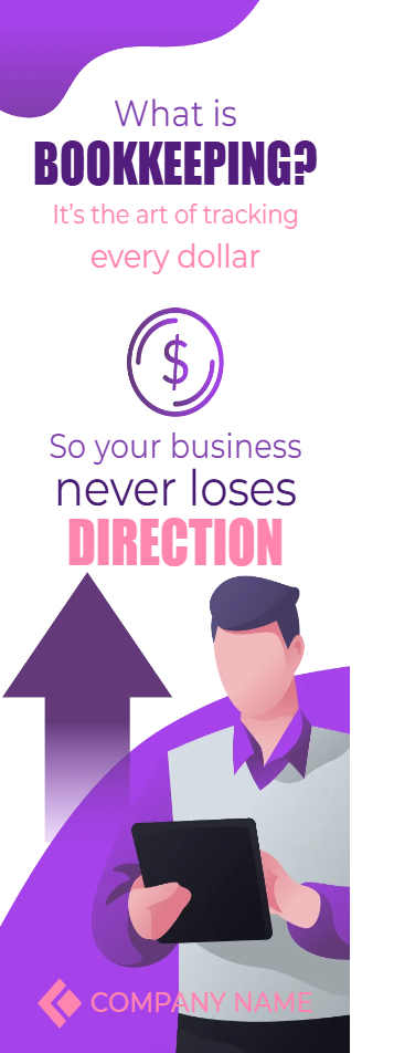 Custom Outdoor Yard Signs Multiple Sizes Professional Bookkeeping for Small Businesses