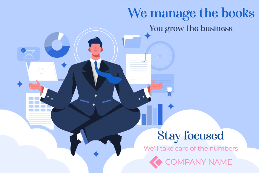 Custom Outdoor Yard Signs Multiple Sizes Expert Bookkeeping & Financial Tracking