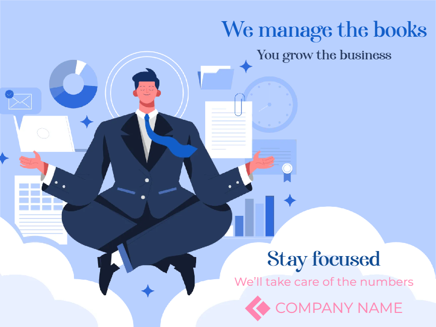 Custom Outdoor Yard Signs Multiple Sizes Expert Bookkeeping & Financial Tracking