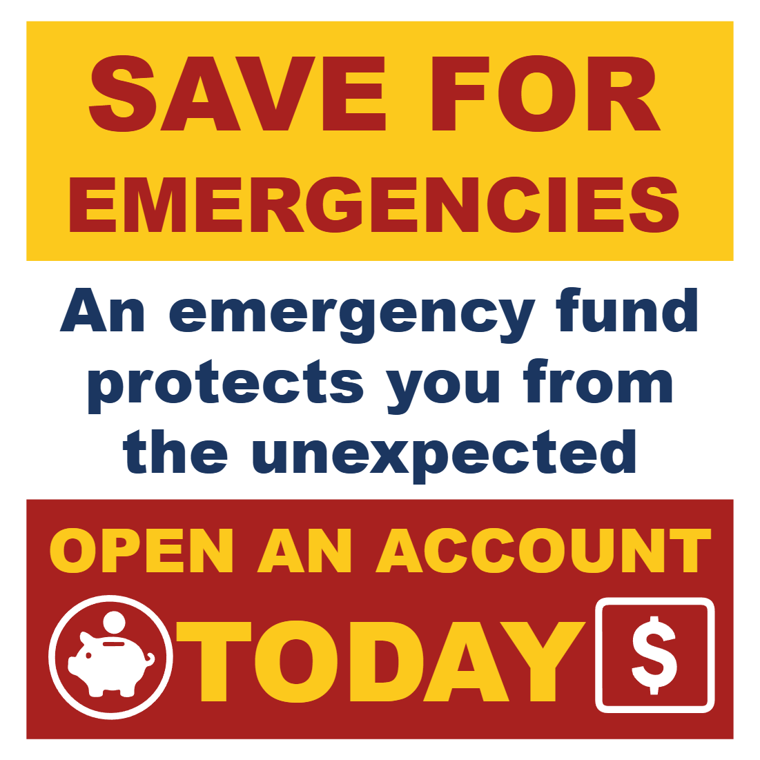 Custom Outdoor Yard Signs Multiple Sizes Save For Emergencies