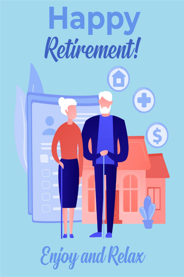 Custom Outdoor Yard Signs Multiple Sizes Happy Retirement