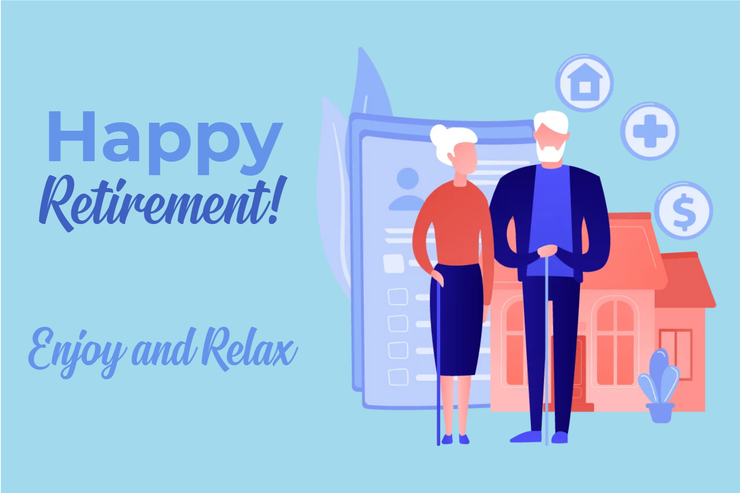 Custom Outdoor Yard Signs Multiple Sizes Happy Retirement