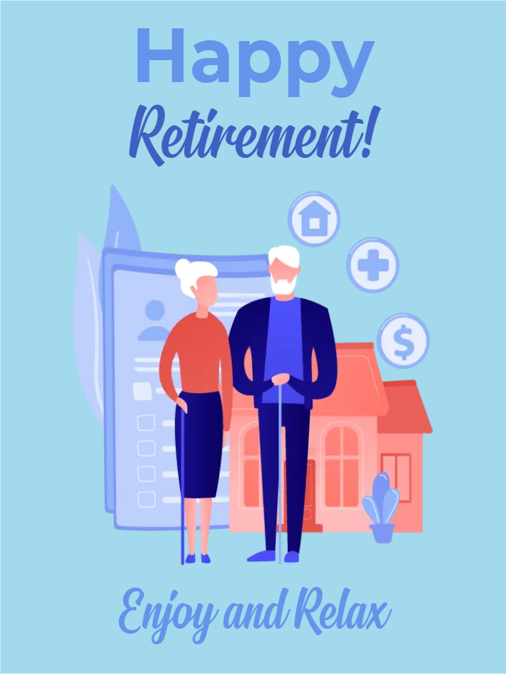 Custom Outdoor Yard Signs Multiple Sizes Happy Retirement