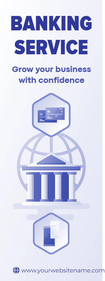 Custom Outdoor Yard Signs Multiple Sizes Banking Service