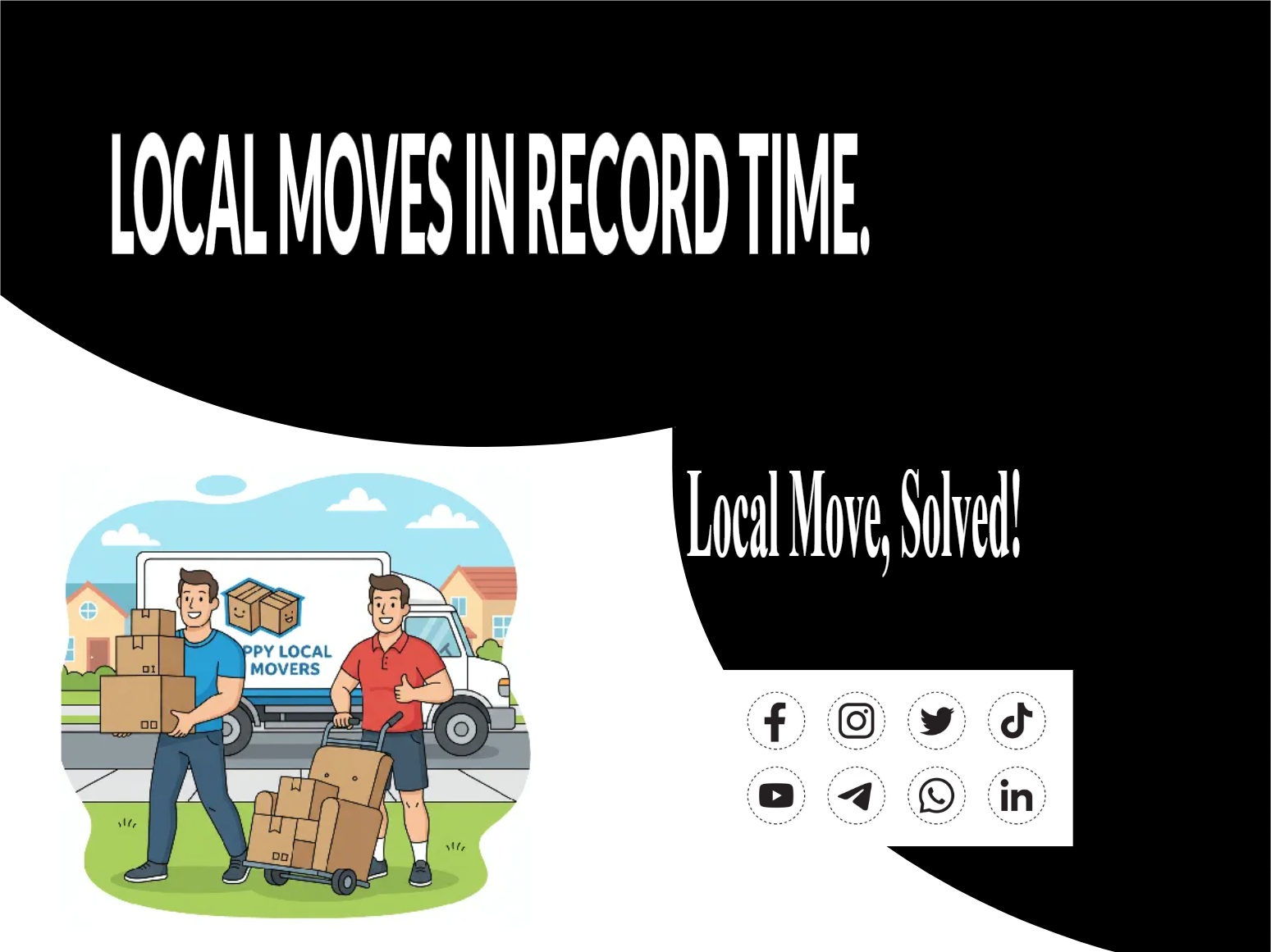 Custom Outdoor Yard Signs Multiple Sizes Local Moves in Record Time.