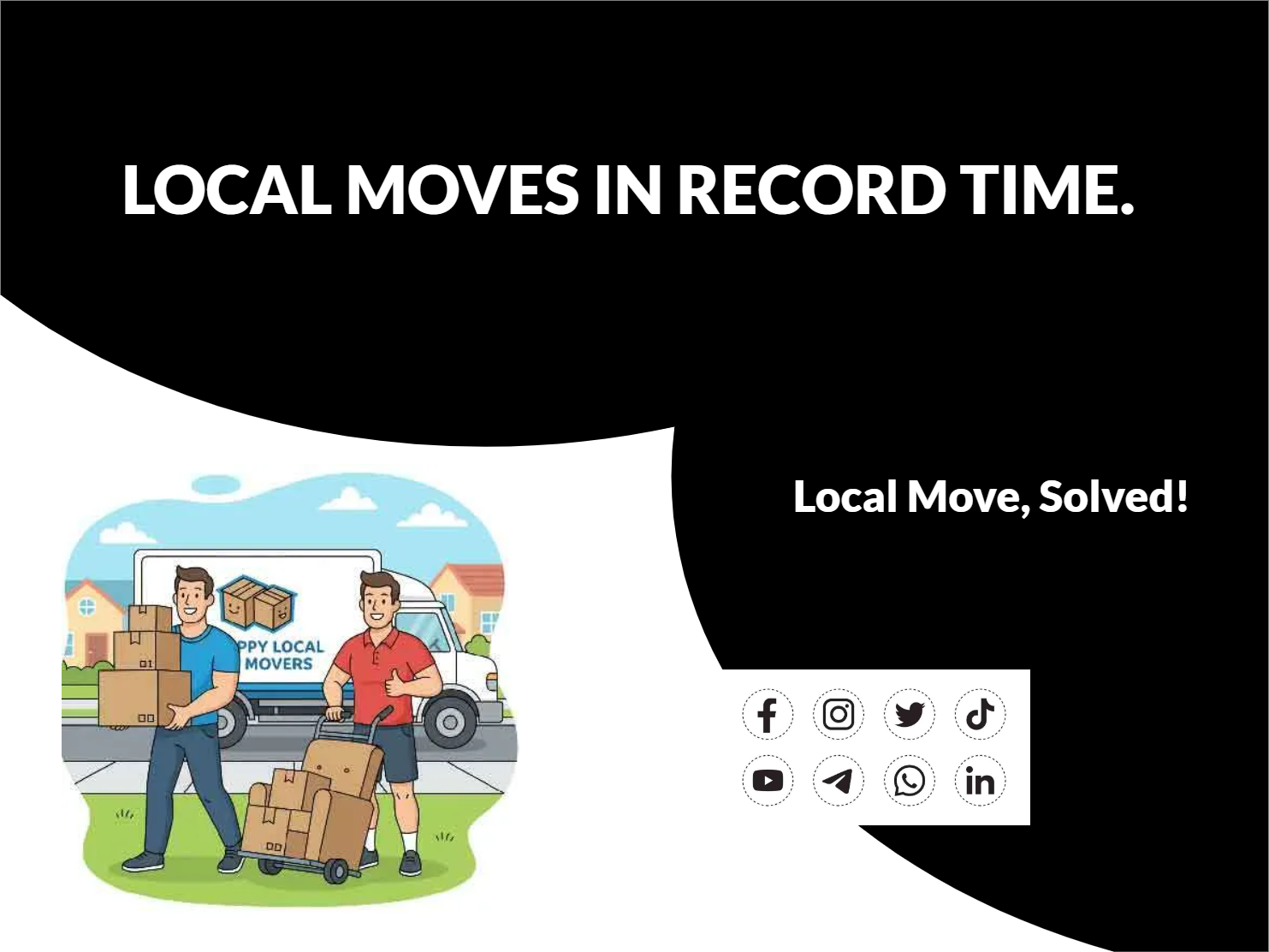 Custom Outdoor Yard Signs Multiple Sizes Local Moves in Record Time.