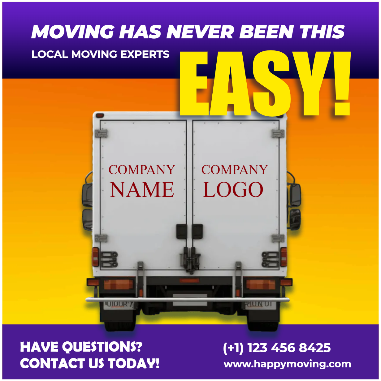 Custom Outdoor Yard Signs Multiple Sizes Moving has never been this Easy!