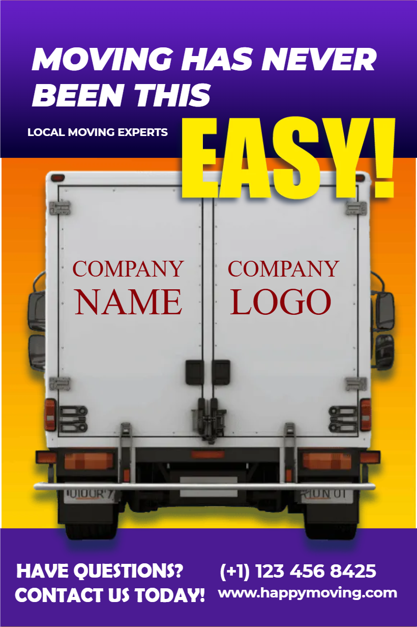 Custom Outdoor Yard Signs Multiple Sizes Moving has never been this Easy!