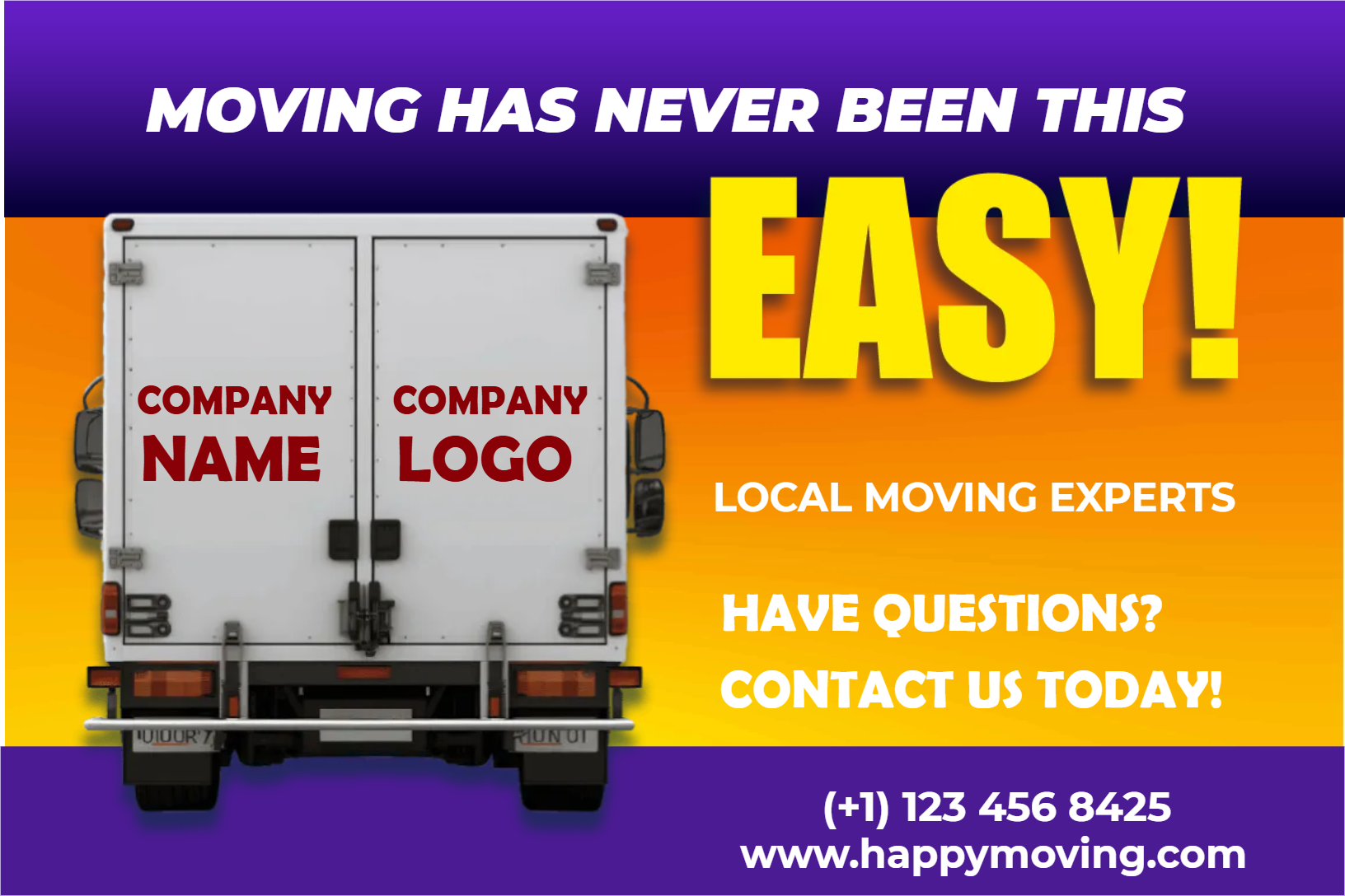 Custom Outdoor Yard Signs Multiple Sizes Moving has never been this Easy!