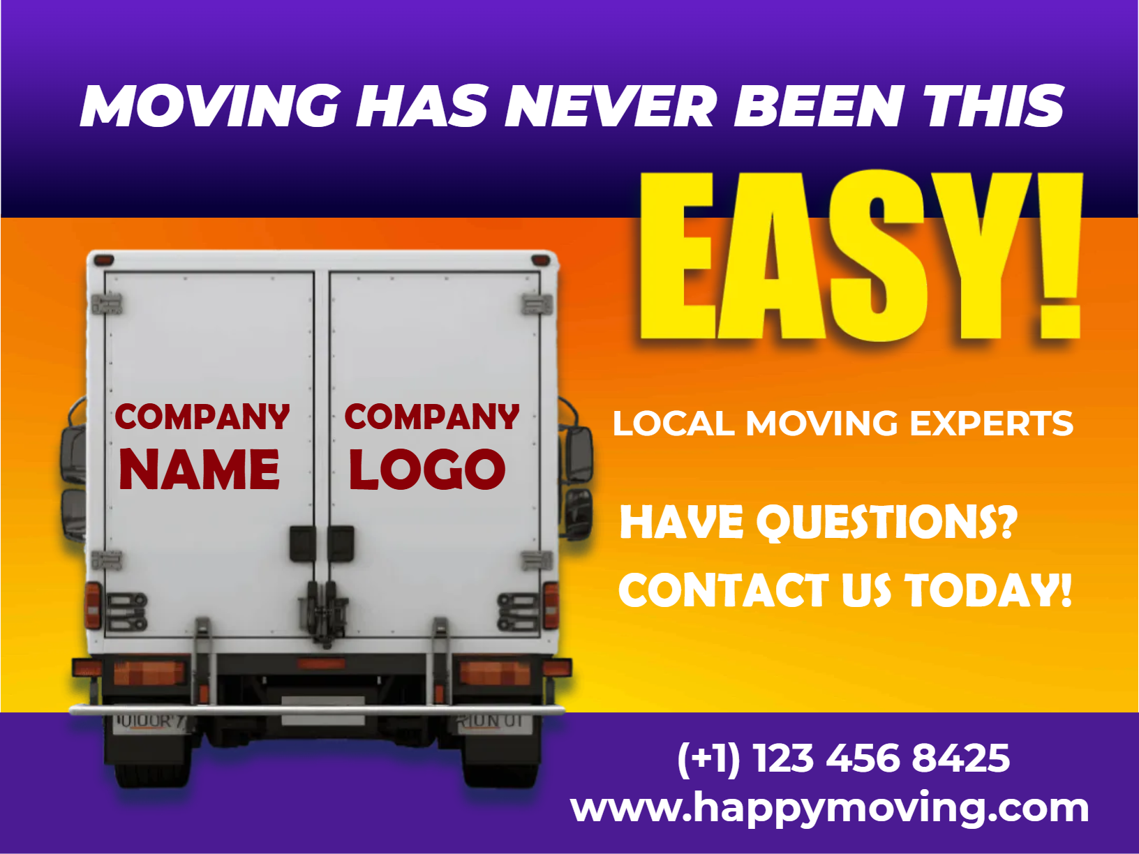 Custom Outdoor Yard Signs Multiple Sizes Moving has never been this Easy!