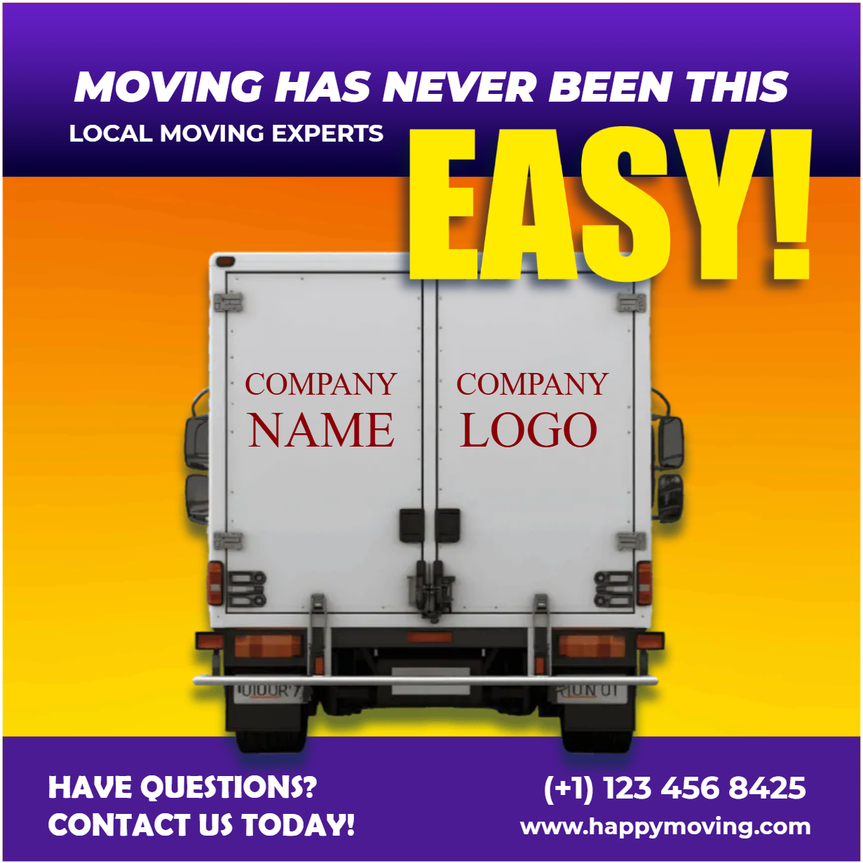 Custom Outdoor Yard Signs Multiple Sizes Moving has never been this Easy!
