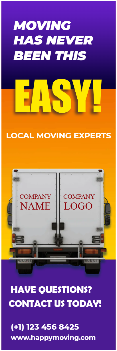 Custom Outdoor Yard Signs Multiple Sizes Moving has never been this Easy!