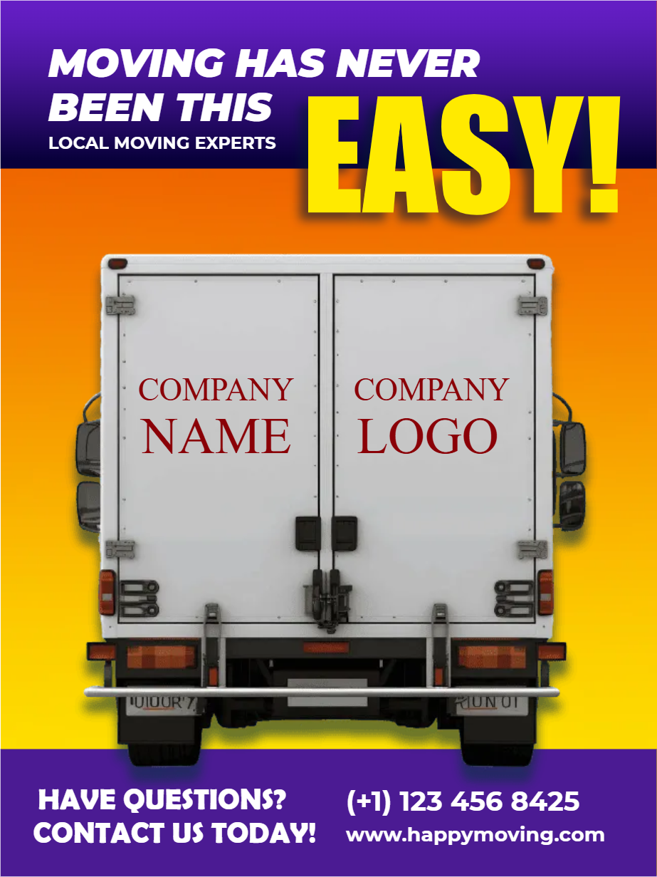 Custom Outdoor Yard Signs Multiple Sizes Moving has never been this Easy!