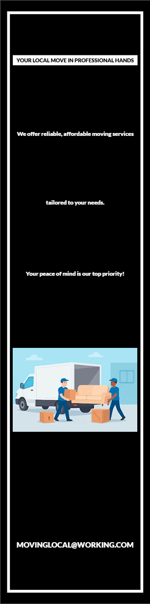 Custom Outdoor Yard Signs Multiple Sizes Your Local Move in Professional Hands