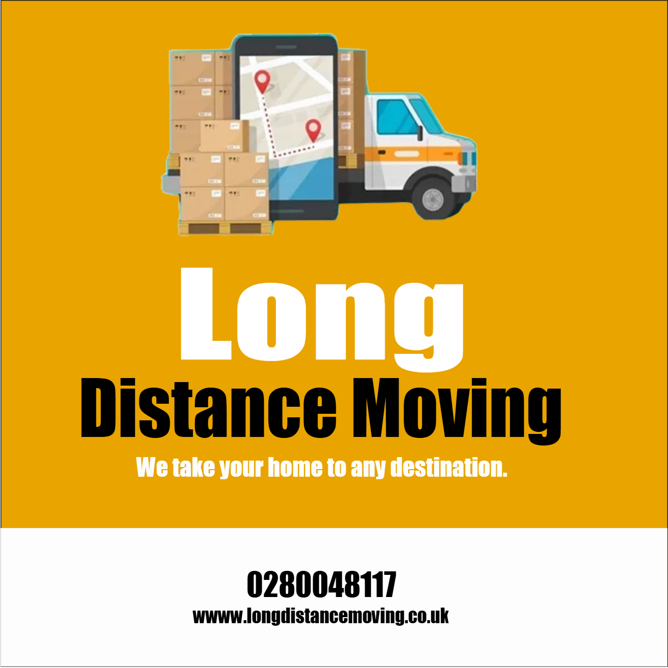 Custom Outdoor Yard Signs Multiple Sizes Long Distance Moving