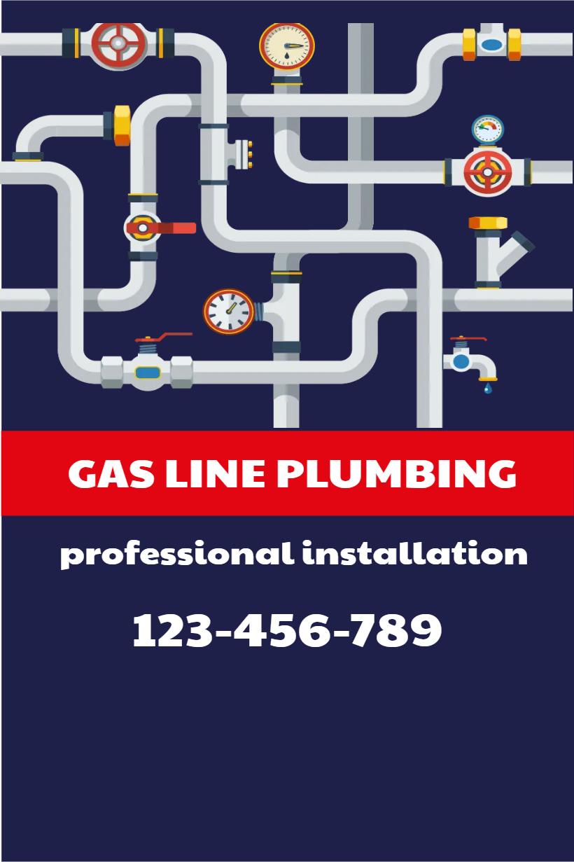 Custom Outdoor Yard Signs Multiple Sizes Gas Line Plumbing Professional Installation