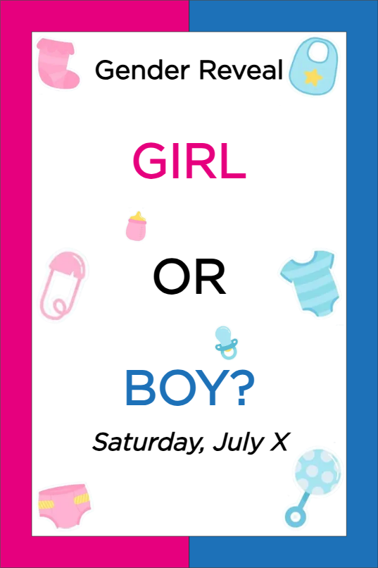 Custom Outdoor Yard Signs Multiple Sizes Girl or Boy?