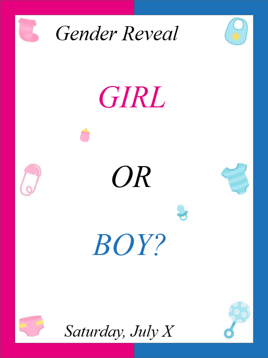 Custom Outdoor Yard Signs Multiple Sizes Girl or Boy?
