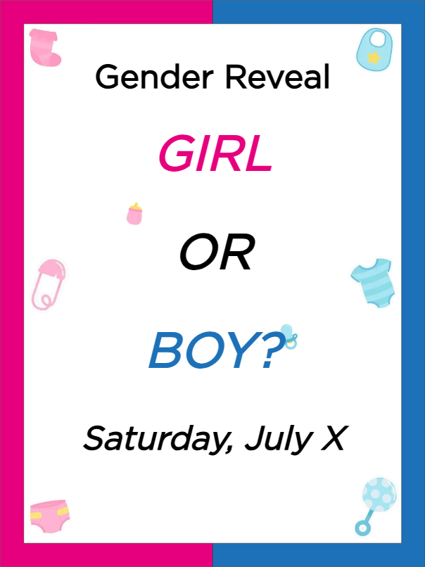 Custom Outdoor Yard Signs Multiple Sizes Girl or Boy?