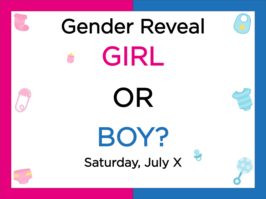 Custom Outdoor Yard Signs Multiple Sizes Girl or Boy?