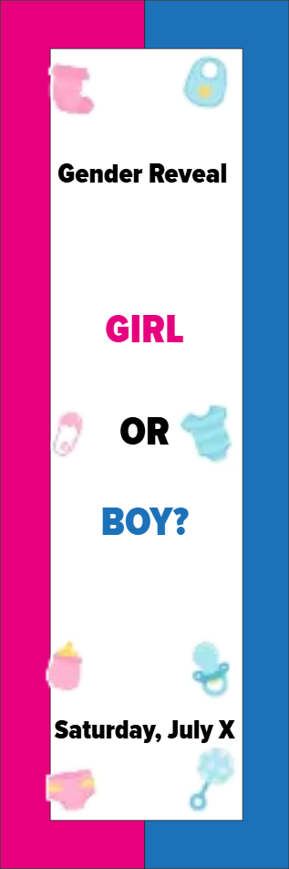 Custom Outdoor Yard Signs Multiple Sizes Girl or Boy?