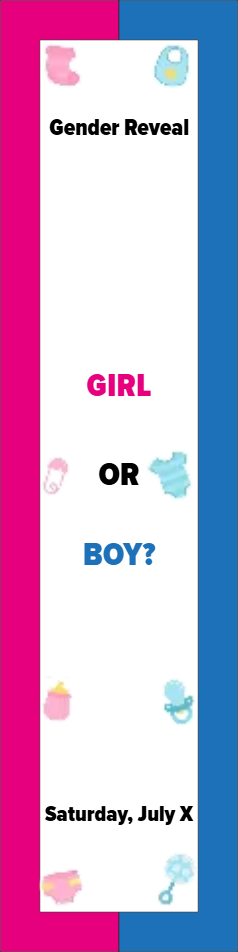 Custom Outdoor Yard Signs Multiple Sizes Girl or Boy?