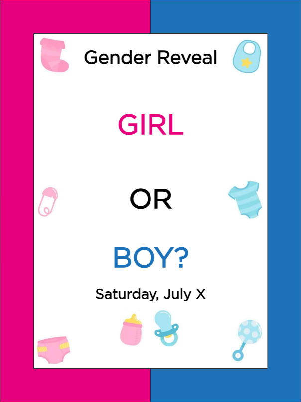 Custom Outdoor Yard Signs Multiple Sizes Girl or Boy?