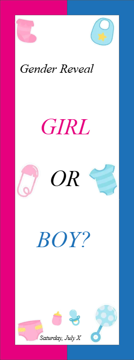 Custom Outdoor Yard Signs Multiple Sizes Girl or Boy?