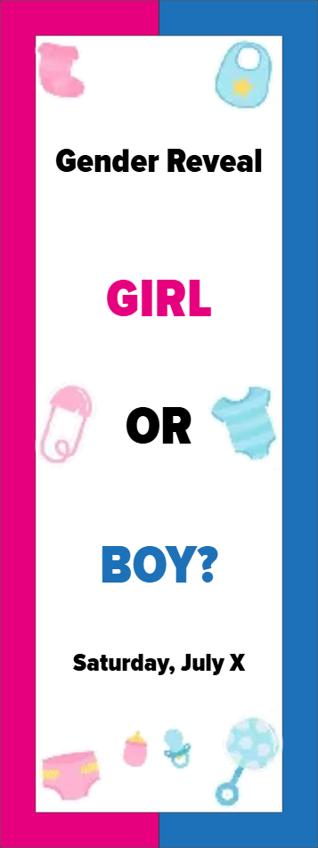 Custom Outdoor Yard Signs Multiple Sizes Girl or Boy?